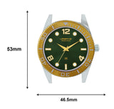 Maxima URBANE Men Green Dial Analogue Watch - 69351CMGT