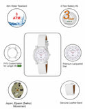 Maxima ATTIVO Women White Dial Analogue Watch - O-45023LMLI