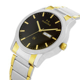 Maxima GOLD Men Black Dial Analogue Watch - O-46931CMGT