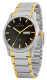 Maxima GOLD Men Black Dial Analogue Watch - O-46931CMGT