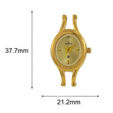 Maxima GOLD Women Gold Dial Analogue Watch - O-64011BMLY