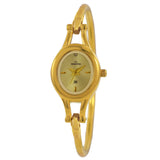 Maxima GOLD Women Gold Dial Analogue Watch - O-64011BMLY