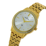 Maxima GOLD Women Silver Dial Analogue Watch - O-64040BMLY