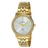 Maxima GOLD Women Silver Dial Analogue Watch - O-64040BMLY