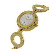 Maxima GOLD Women Silver Dial Analogue Watch - O-64050BMLY