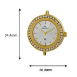 Maxima GOLD Women Silver Dial Analogue Watch - O-64050BMLY