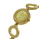 Maxima GOLD Women Gold Dial Analogue Watch - O-64051BMLY