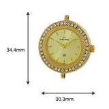 Maxima GOLD Women Gold Dial Analogue Watch - O-64051BMLY