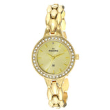 Maxima GOLD Women Gold Dial Analogue Watch - O-64260BMLY