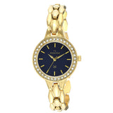 Maxima GOLD Women Blue Dial Analogue Watch - O-64263BMLY