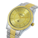 Maxima GOLD Men Gold/Silver Dial Analogue Watch