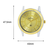 Maxima GOLD Men Gold/Silver Dial Analogue Watch