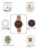 Maxima ATTIVO Women Brown Dial Analogue Watch - O-66720CMLR