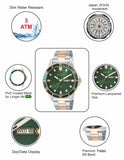 MAXIMA ATTIVO Men Green Dial Analogue Watch - O-68631CMGT