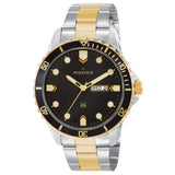 MAXIMA GOLD Men Black Dial Analogue Watch - O-68640CMGT