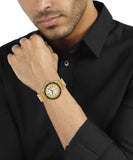 MAXIMA GOLD Men Gold Dial Analogue Watch - O-68660CMGY