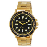 MAXIMA GOLD Men Black Dial Analogue Watch - O-68661CMGY