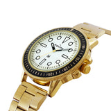 MAXIMA GOLD Men White Dial Analogue Watch - O-68662CMGY