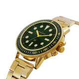 MAXIMA GOLD Men Green Dial Analogue Watch - O-68663CMGY