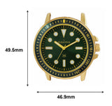 MAXIMA GOLD Men Green Dial Analogue Watch - O-68663CMGY