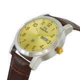 Maxima ATTIVO Men Beige Dial Analogue Watch - T-55610LMGI