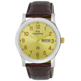 Maxima ATTIVO Men Beige Dial Analogue Watch - T-55610LMGI