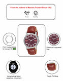 Maxima URBANE Men Brown Dial Analogue Watch - U-40691LAGI